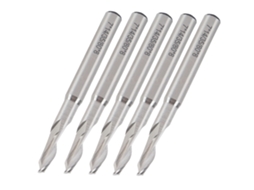Conjunto De 5 Insertos De Lâmina Única Com Fresa De Espiral Laxiscreed Para Fresamento Cnc De Alta Velocidade