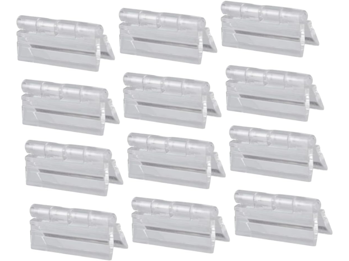 Conjunto De 12 Plástico Para Móveis E Projetos Duráveis Transparentes