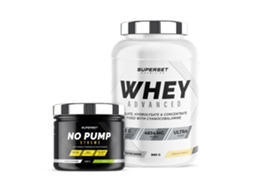 Programa Energy Fitness 100 Whey Proteína Avançada 900g Baunilha Cremosa No Pump Xtreme Mojito Superset Nutrition