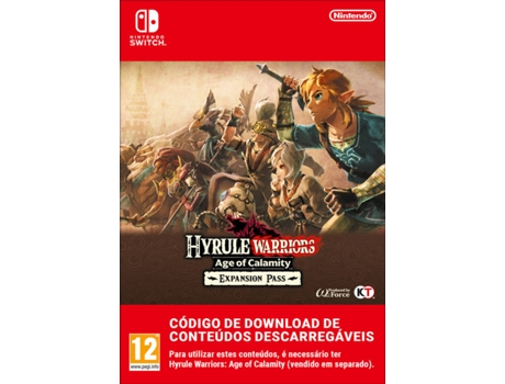 Cartão de Descarga Nintendo Switch Hyrule Warriors Age of Calamity Expansion Pass (Formato Digital)