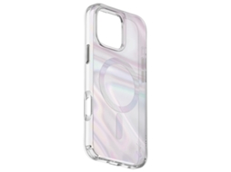 Capa Prisma Bolha para iPhone 16 UNIQ Pele Sintética Magnética