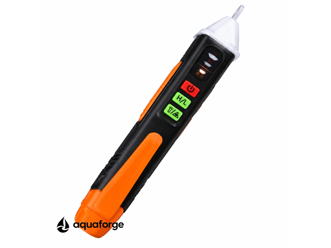 Multímetro Digital Tipo Caneta Aquaforge T-02a Com Ecrã Lcd E Ncv Para Eletricistas E Instalações Elétricas