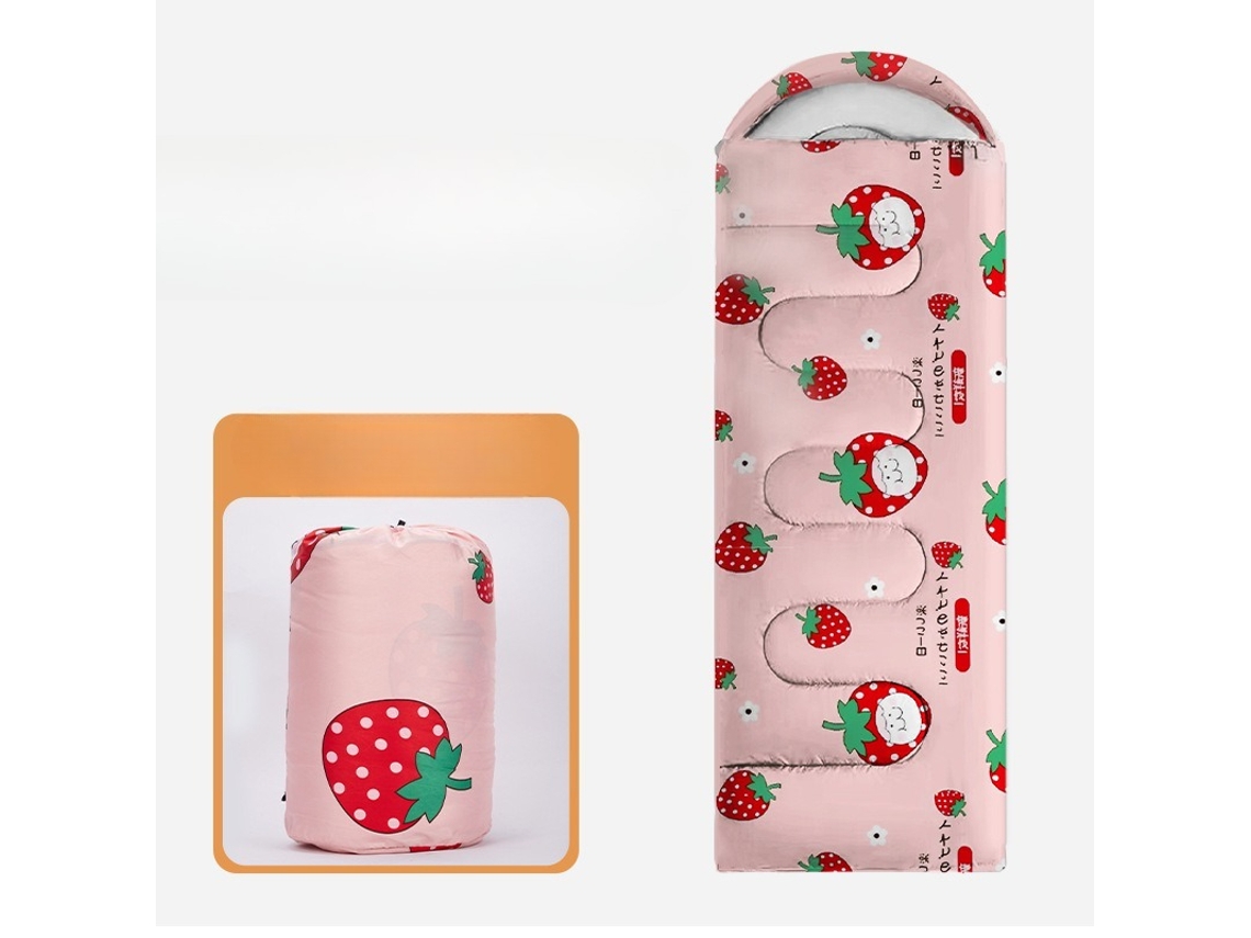 Saco de dormir impermeável 1kg para todas as estações, rosa PANOONA