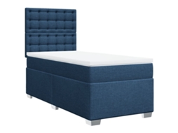 Box Spring Bed, Box Spring Beds Vidaxl Azul Tecido (80 X 200 Cm)