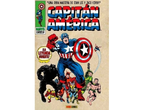 Livro Capitán America:Leyenda Viviente de Stan Lee (Espanhol)