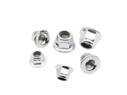 Flange Hexagonal Em Aço Inoxidável 304 A2 Com Acabamento Preto Carbono