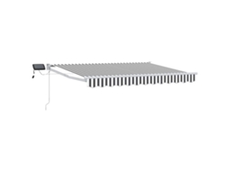 Conjunto 1 Sombra De Sol Externa Vidaxl Antracite Poliéster (3,5 X 2,5 M)