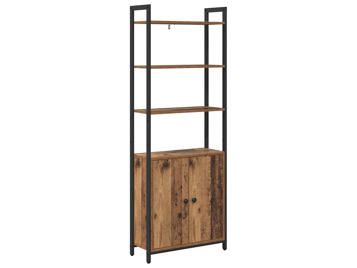 Gabinete de Livros Madeira Antiga 60 X 24 X 161 Cm MAISON EXCLUSIVE