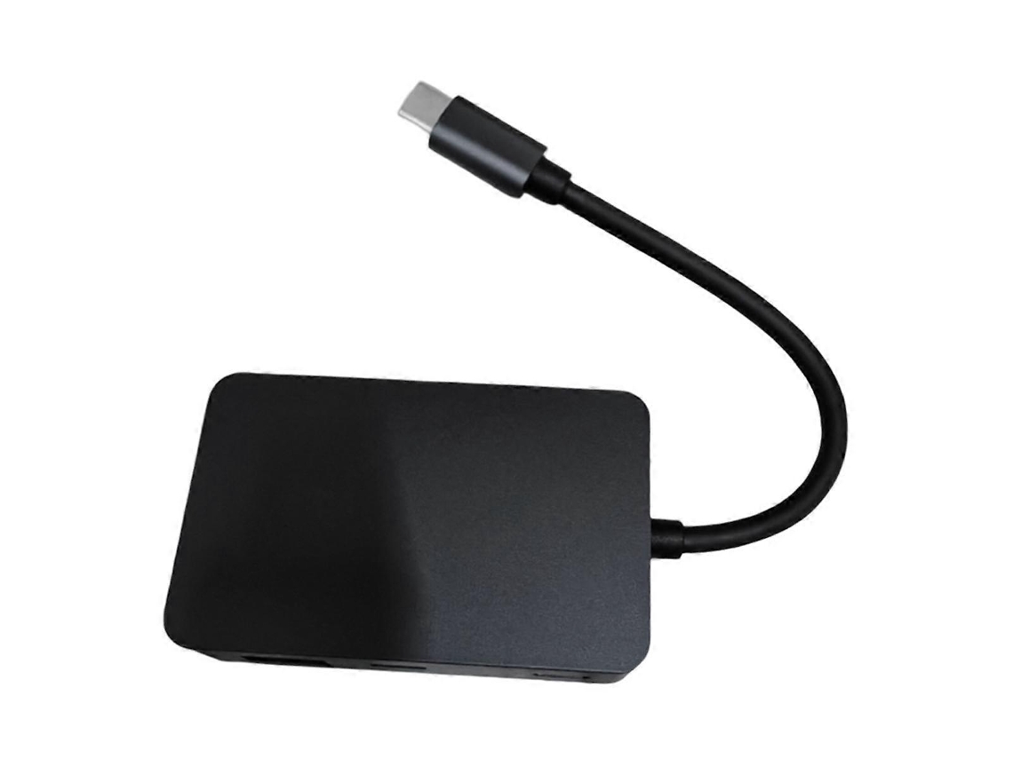 Docking Station Type C 7 Em 1 Adaptador Usb Com Hdtv 4k E 3 Portas Usb Para Laptop