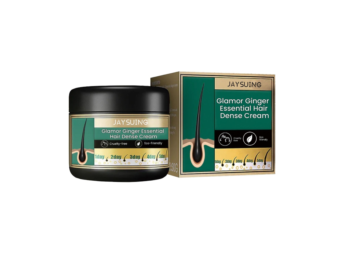 Creme de Gengibre Fortalecedor da Raiz do Cabelo para Poder e Saúde Capilar LAXISCREED