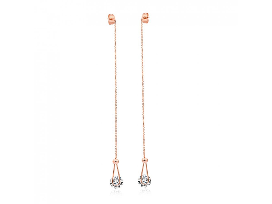 Brincos Com Strass Decoração Elegante Para Mulher