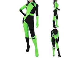Traje De Cosplay Shego Miss Go Para Mulheres: Macacão De Festa De Halloween E Fantasia