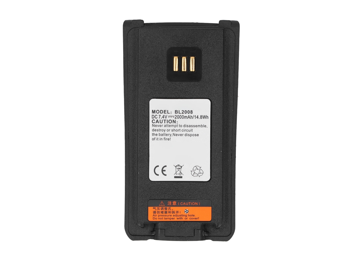 Bateria Hytera Bl2008 para walkie talkie, 7,4V 2000mAh EOOCOO