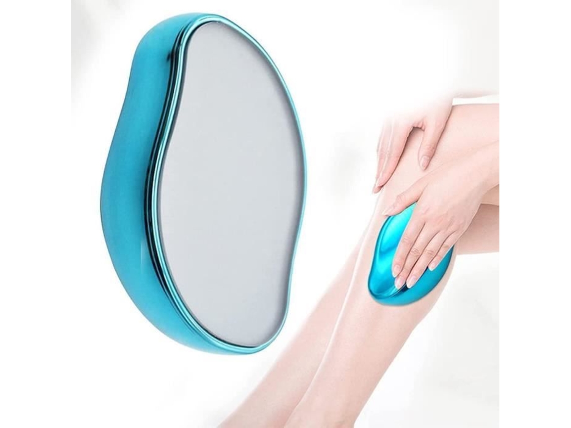 Depilador físico indolor da remoção do cabelo para mulheres, borracha de cabelo de cristal, ferramenta portátil da remoção do cabelo para pernas, braç
