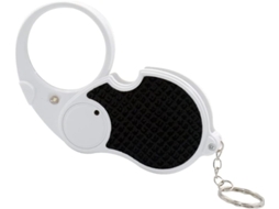 Mini Lupa de Bolso Dobrável com Chaveiro 5x BRILVIBERA