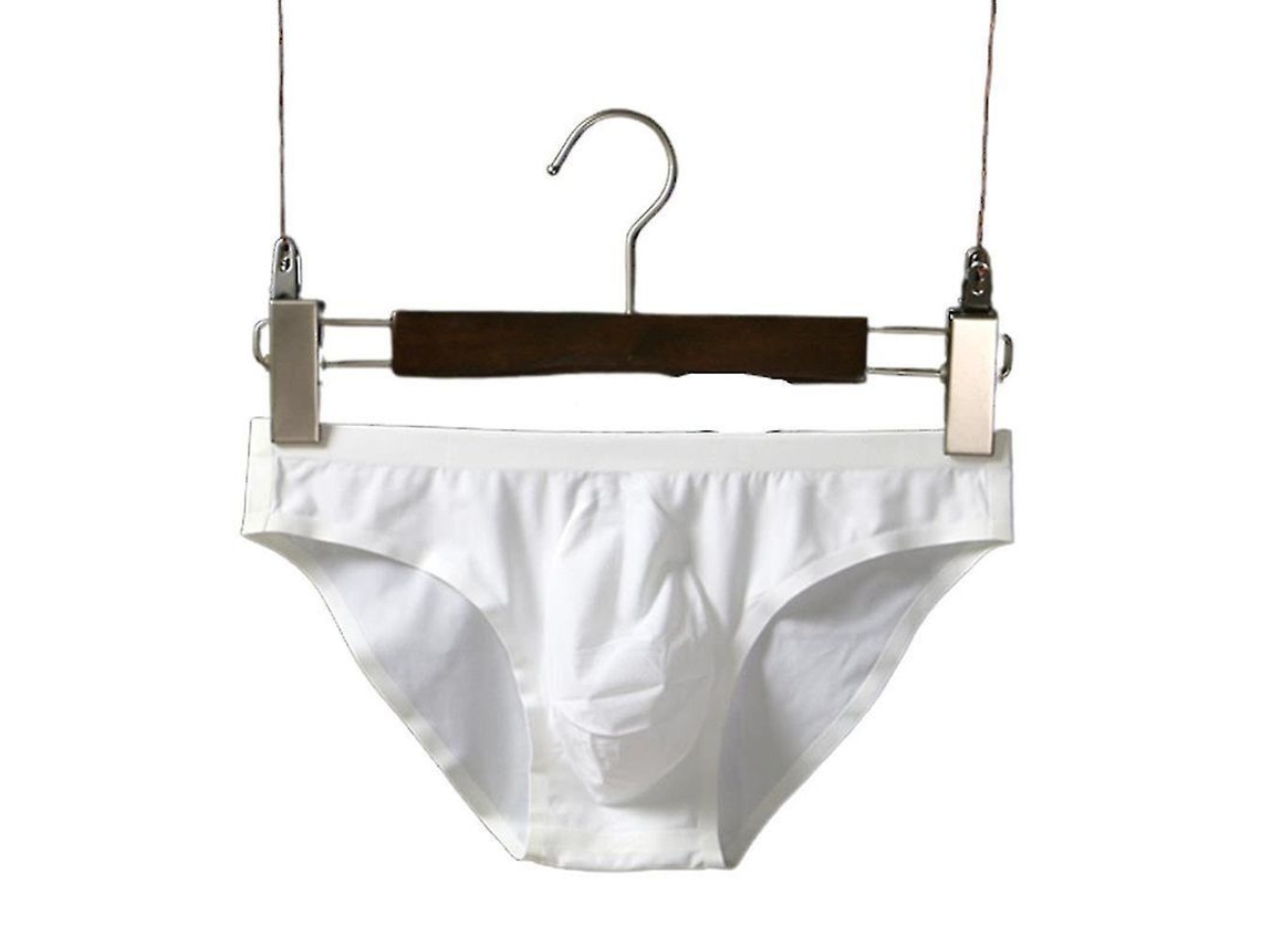2026 calzoncillos Sin Costuras de Seda de Hielo para Hombres Con Bolsa Elevada Bajos Cortos Material Nylon