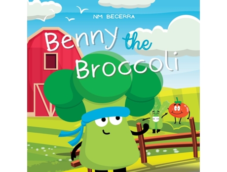 Livro Benny The Broccoli de NM Becerra (Inglês)