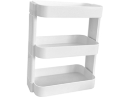 Organizador De Mesa Besportble 3 Camadas Em Abs Branco Para Quarto E Escrivaninha, Fácil De Limpar