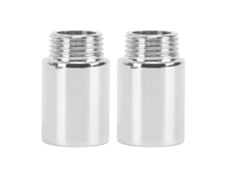 Extensão de Braço de Chuveiro Inox Cromado 3cm 2un