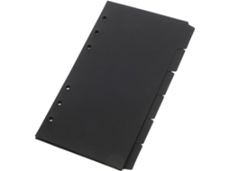 Mini Fichário Transparente De Pvc Com 3 Argolas, Tamanho Pequeno, Ideal Para Escritório E Escola.