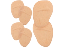 3 Pares De Palmilhas Grossas Com Almofadas Antiderrapantes Na Parte Frontal Do Pé, Confortáveis Para Os Calcanhares, Com