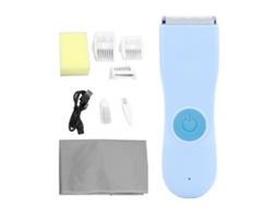 Mali tesoura de Cabelo para Bebê Ultra Silenciosa Recarregável Ipx7 com Kit de Pentes Profissional Azul
