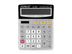 Calculadora Elétrica Js 862 Bateria Botões Grandes Multifuncional