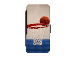 Capa Flip Para Iphone 17 Pro Com Tema De Basquete