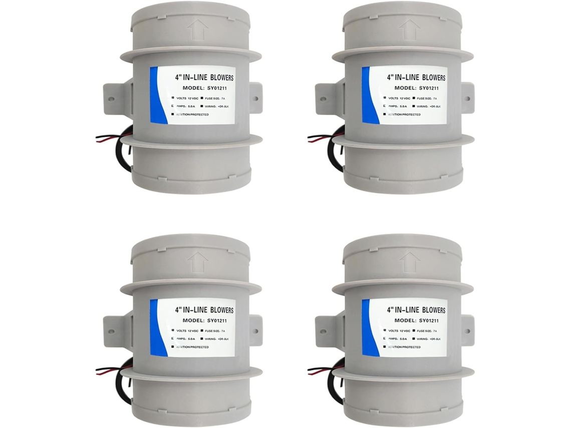 Ventiladores SFUSHOS para Cale Bateau, 4 Bolsas, Refroidimento e Ventilação