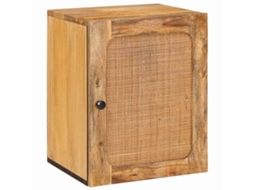 Vidaxl Armário De Banheiro Suspenso Com Porta Castanho 38 X 33 X 48 Cm