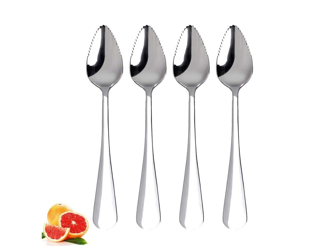 4 Peças, Conjunto De Facas De Aço Inoxidável Multifuncional Para Cascar Toranja 16,5 Cm Design Ergonômico
