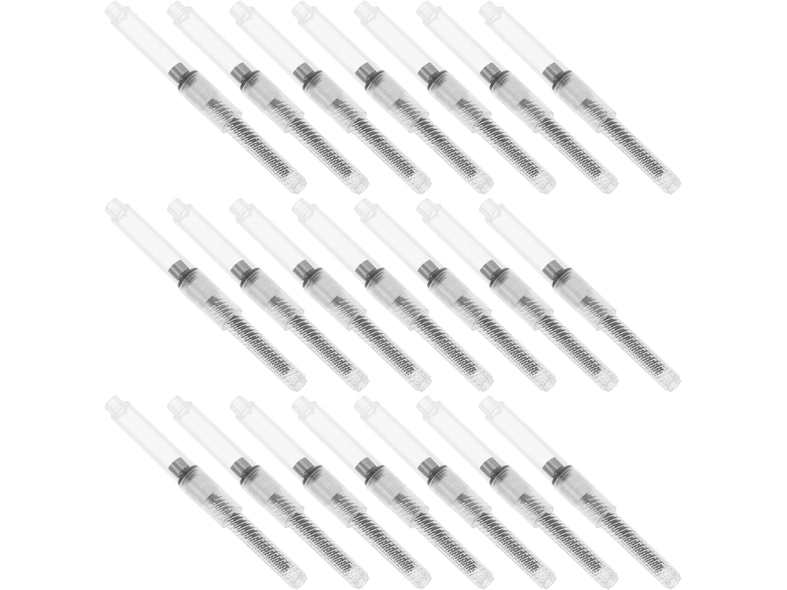 Conversor de Caneta Tinteiro Healeved 2,6 Mm com Rosca, 50 Peças, Tanque Tinta Enchimento por Pressão, Compatí