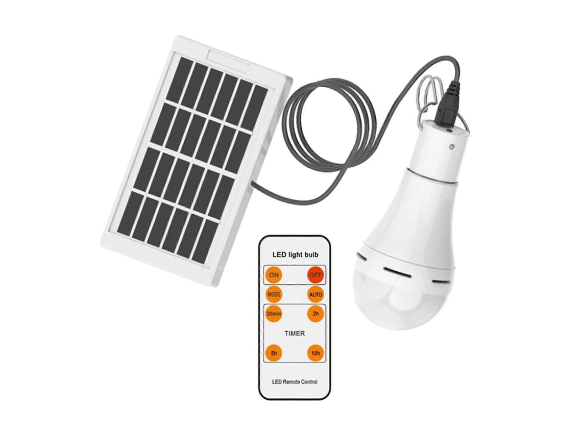 Lâmpada Led Para Barraca Alimentada Por Energia Solar, Lâmpada Para Ambientes Internos E Externos, Luz Alimentada Por Energia Solar Olysi Shop