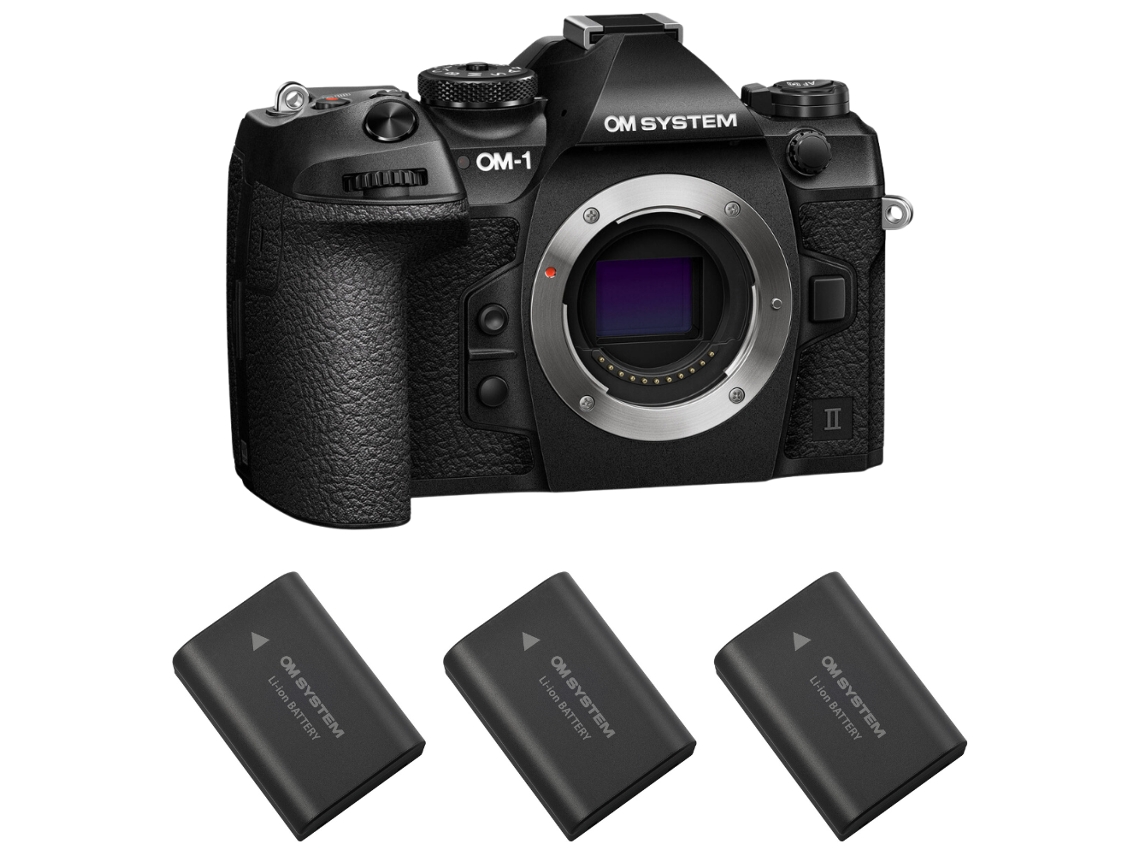 Om 1 Mark Ii + 3 Om System Blx 1 + Ebook “20 Dicas para Fotos Que Impressionam” OM SYSTEM