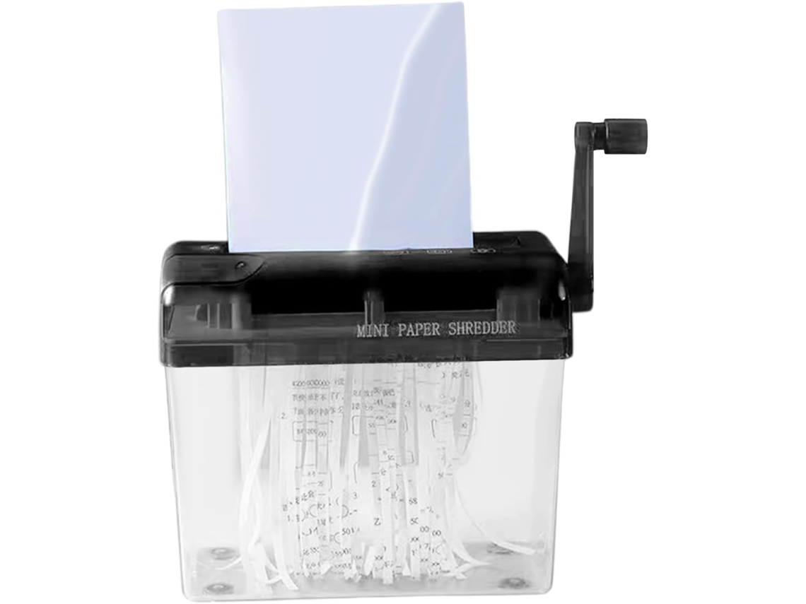 Petit Déchiqueteuse De Papier – Déchiqueteuse De Documents Manuelle Pour
