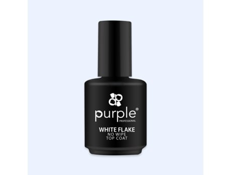 White Flake Top Coat No Wipe Purple
