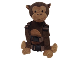 Mochila Perdida Para Crianças Com Design De Macaco Adorável - Mochila Macaco Fofo Para Bebês Perdidos