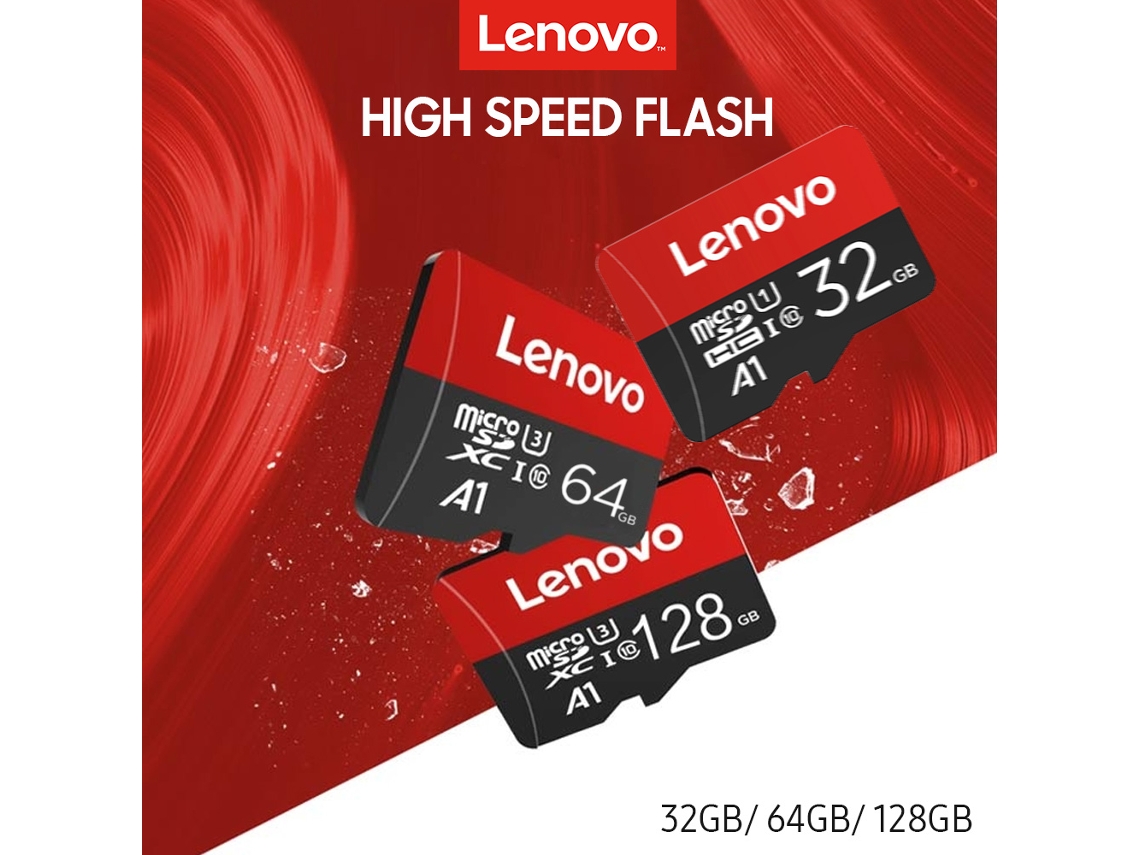 Cartão De Memória Lenovo 32gb/64gb/128gb Class10