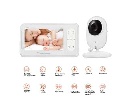 Babyphone Multifuncional Com Tempo De Espera Ultralongo Bm430 Fwinl