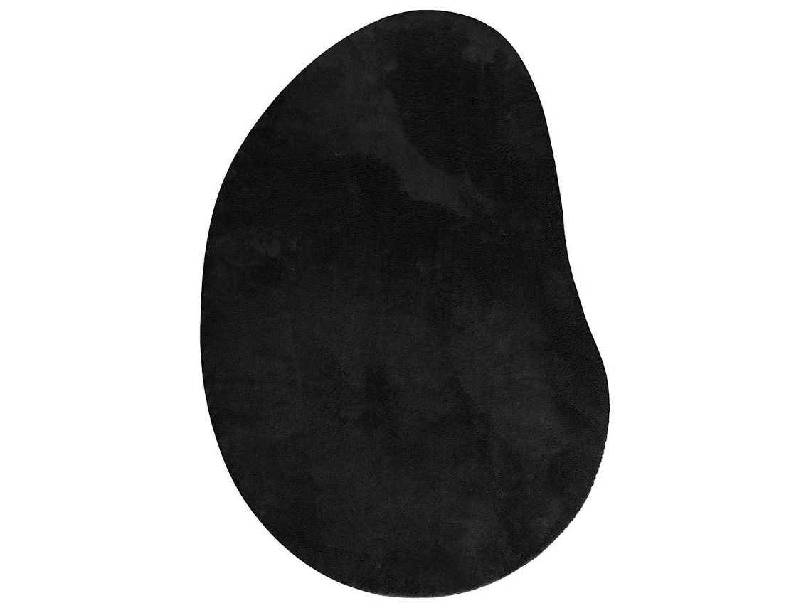 Conjunto 1 Carpete Para Casa Vidaxl Preto Poliéster (120 X 170 Cm)