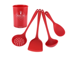 Conjunto Utensílios Cozinha Silicone LAXISCREED 5 Peças