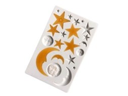 Moldes de Silicone Antiaderentes para Barras de Chocolate e Pasta Americana Cavidades Reutilizáveis, Ideais para Uso Doméstico. X001