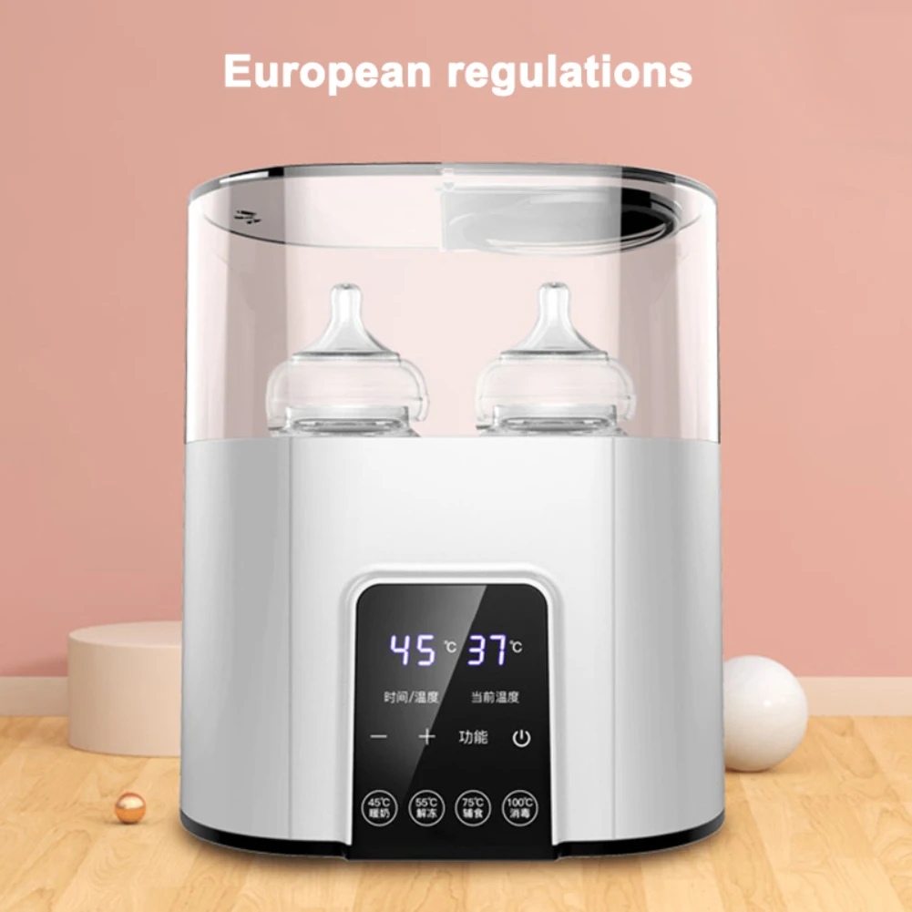 Aquecedor e Esterilizador de Mamadeiras 2 em 1, Automático e Inteligente com Temperatura Constante. MDUG (branco 220v)