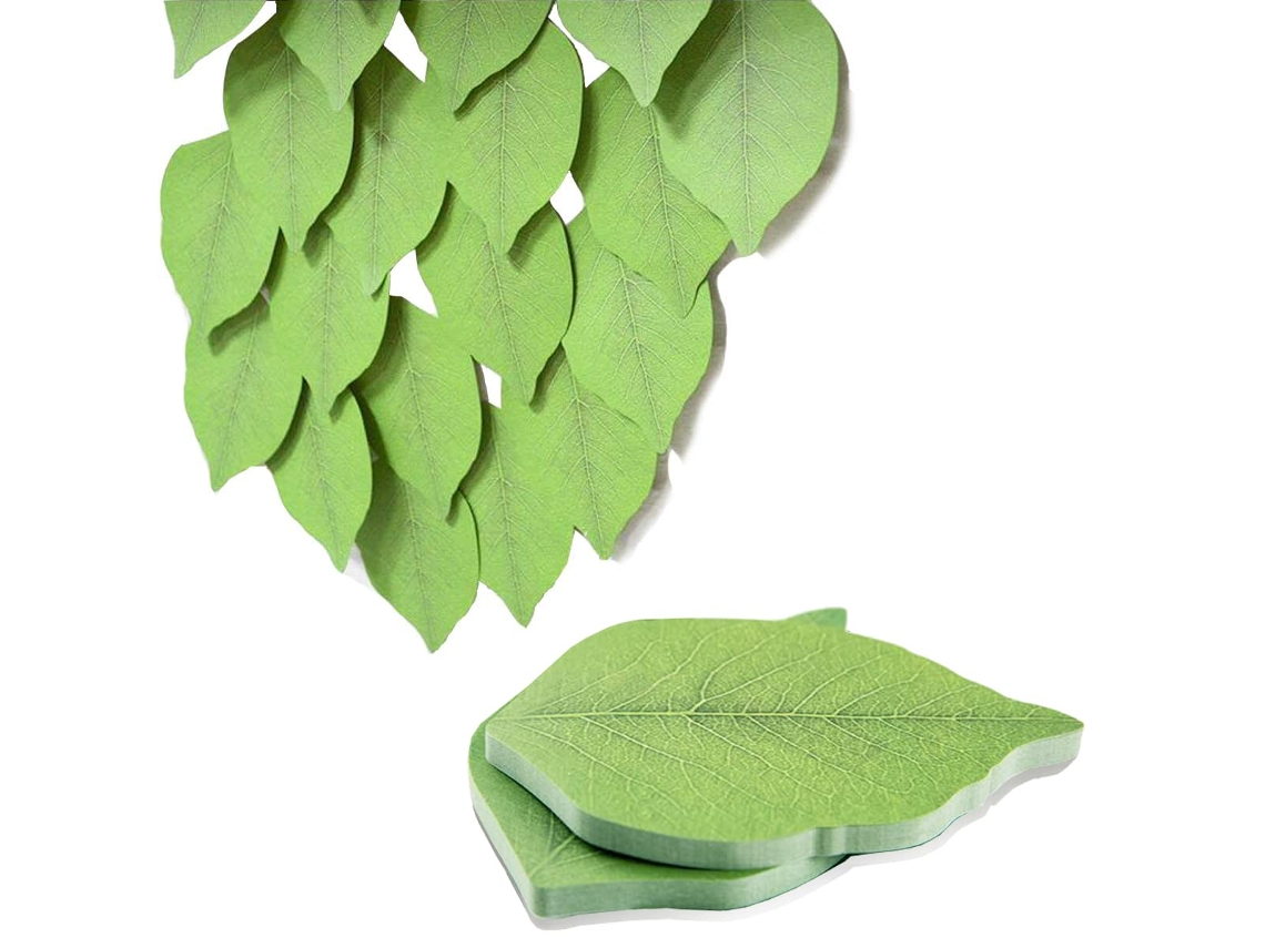 Blocos De Notas Adesivas, 8 Unidades, Formato De Coração, Verde, Para Diy, Escola E Casa