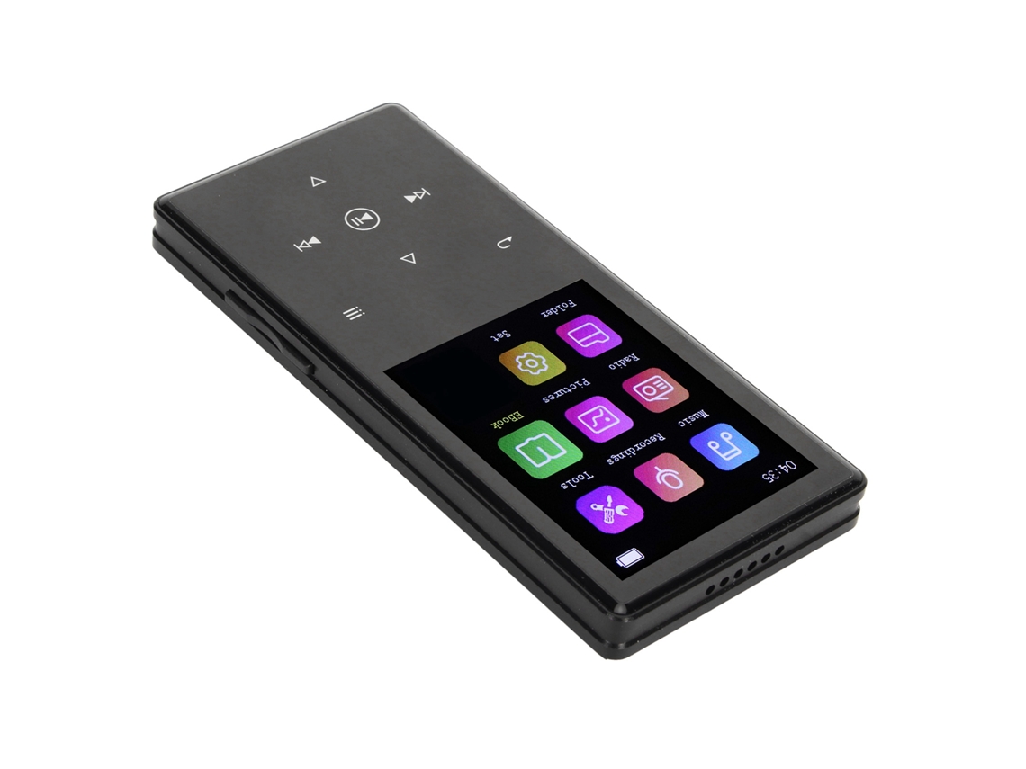 Aetheria reprodutor Mp3 Mp4 32gb Tela Colorida Hifi Sem Fio Bluetooth 5.0 Redução de Ruído Multifuncional