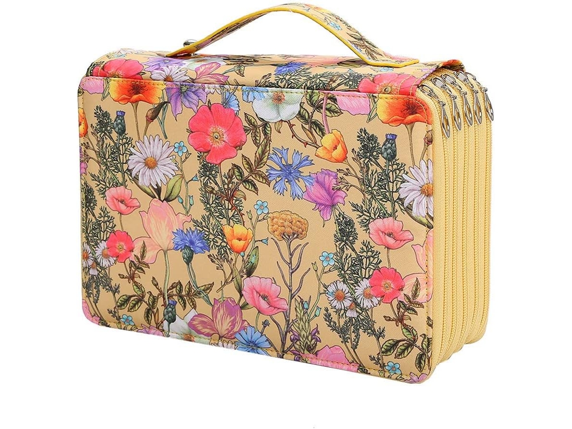 Estojo Organizador Colorido Para Lápis Com 250 Compartimentos, 5 Camadas E Zíper, Bolsa Grande Para Gokoco