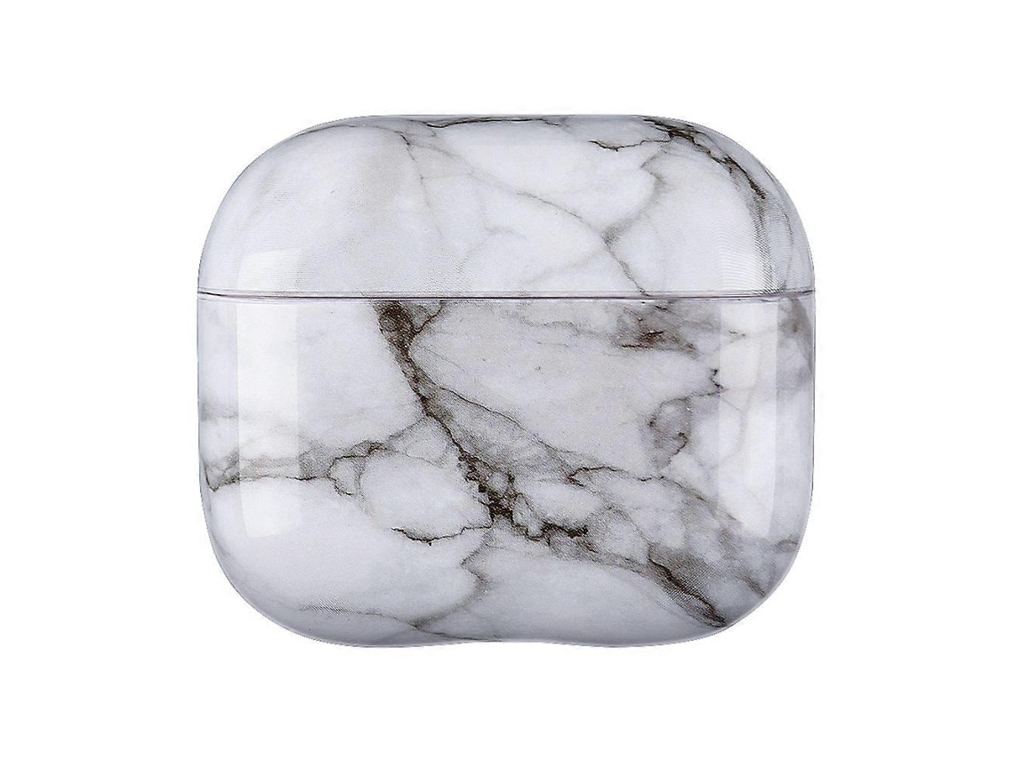 Película protetora de TPU com estampa de mármore para fones de ouvido AirPods 4 GIECY