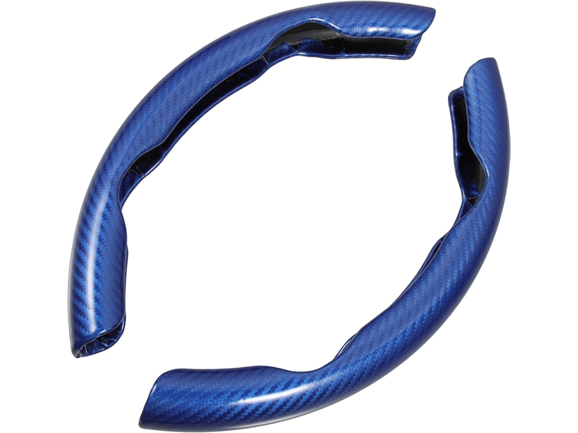 Protetor De Volante De Fibra De Carbono Sólida Antiderrapante De 38 Cm Para Carro