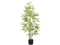Planta Artificial Bambu 120cm (com Vaso, Realista)
