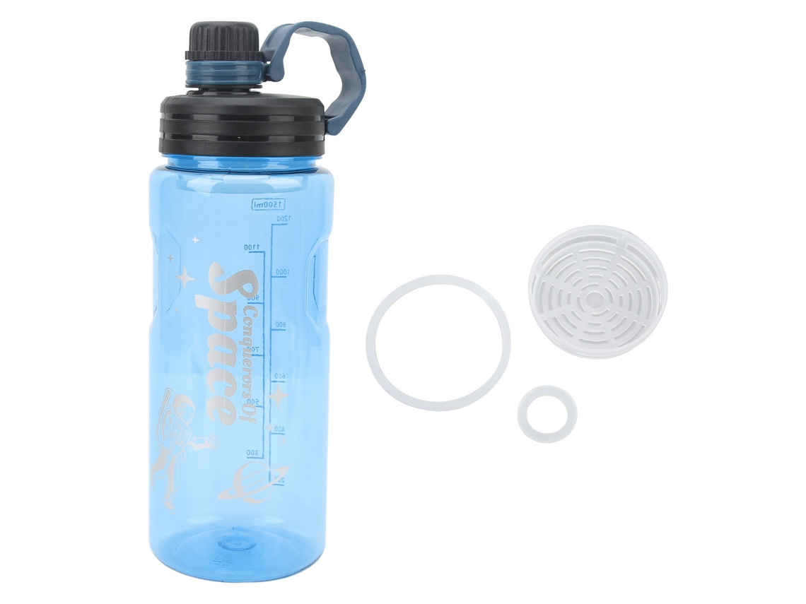 Garrafa de Água Esportiva 1500ml Pc Alimentar Azul